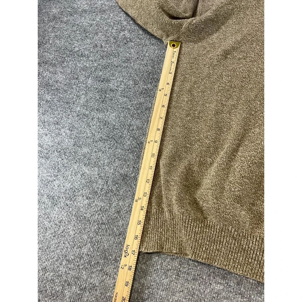 Woolrich Sweater Mens XL Tan Crewneck Knit Pullover Casual Outdoor Warm Classi